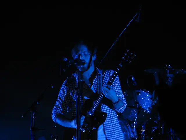 Music star Ed Sheeran performs at a local school, following his appeal to UK Labour leader Keir...