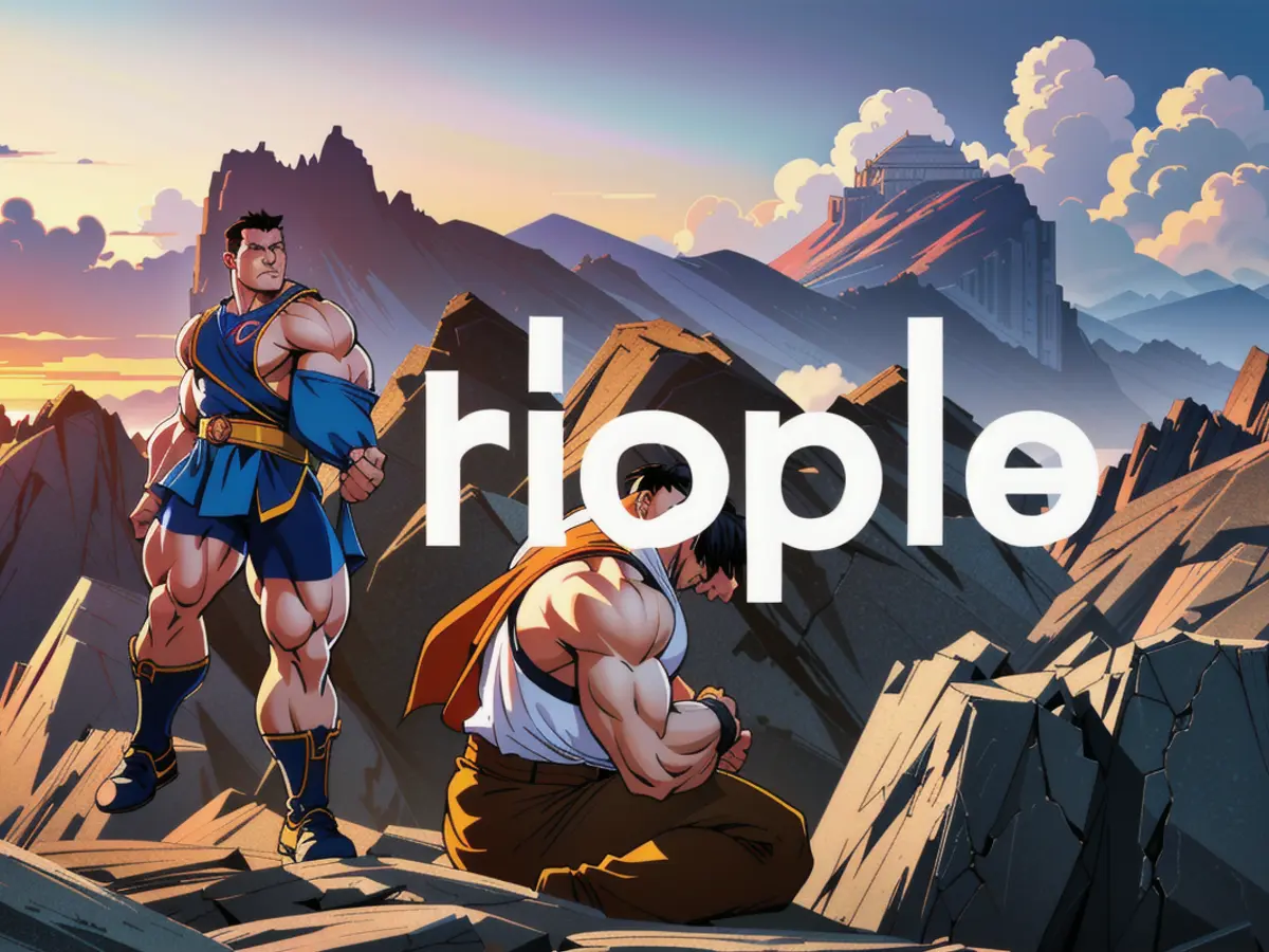 User requests a description of an image: Ripple earmarks $25 million for the American education sector, aiming to elevate and strengthen student capabilities nationwide.